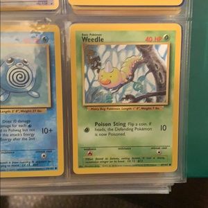 Weedle 1999 Pokémon card